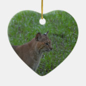 Bobcat Keramisch Ornament (Achterkant)