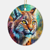 Bobcat Keramisch Ornament (Links)