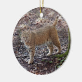 Bobcat-kerstversiering Keramisch Ornament (Links)