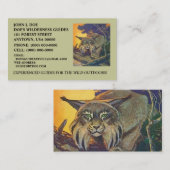 BOBCAT OUTDEUR~ APPARATUUR — VISITEKAARTJE (Voorkant / Achterkant)