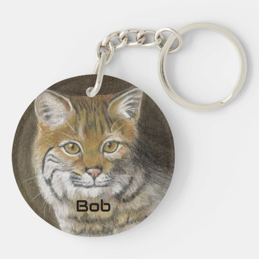 Bobcat Sleutelhanger (Achterkant)