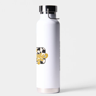 Bobcats Checkerboard Water Bottle: Gold Waterfles