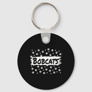 Bobcats Mascotte School Spirit Mannen Vrouwen Luip Sleutelhanger