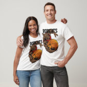 Bobcats Realistisch bobcat Basketbalteam T-shirt (Unisex)