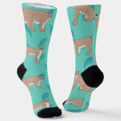 Bobcats Sokken (Gebogen)