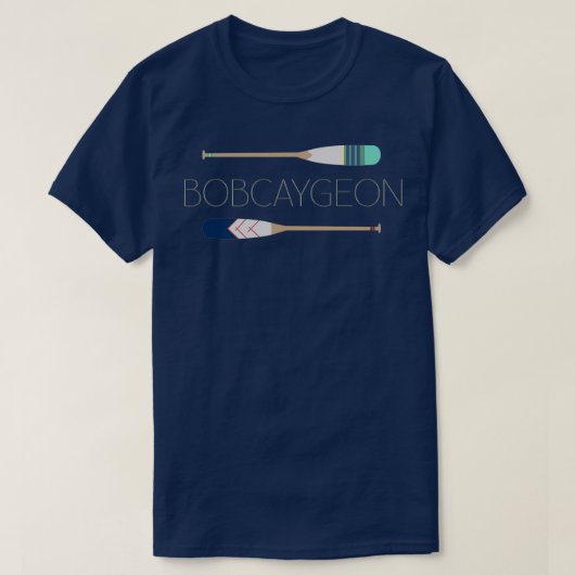 Bobcaygeon Canoe Paddles T-shirt (Design voorkant)