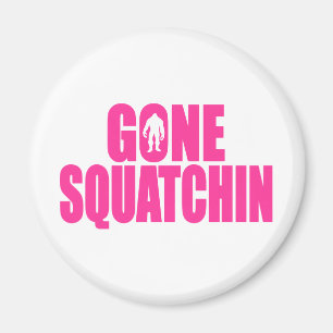 Bobo GONE SQUATCHIN Gear Finding Bigfoot Magneet