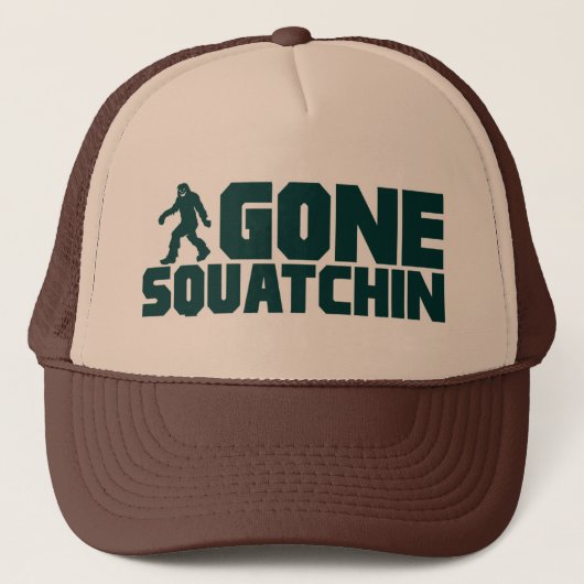  Bobo GONE SQUATCHIN Pet Vindende Bigfoot (Voorkant)
