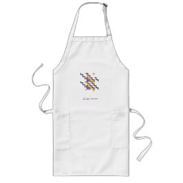 Bobos Sunset Glitch Lang Schort