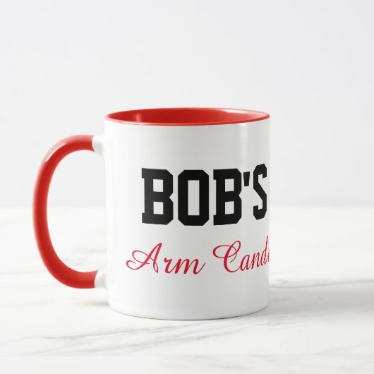 Bob's Arm Candy Mug rouge (Gauche)