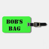Bob's Bag Bagagelabel (Voorkant horizontaal)