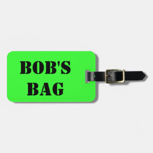 Bob's Bag Bagagelabel
