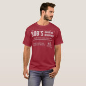 Bobs Quantum Mechanics Funny Physics T-shirt (Voorkant volledig)
