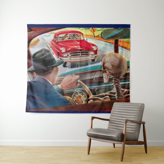 Bob's vleesetende infectie kreeg het beste van hem wandkleed (In Situ (horizontaal))