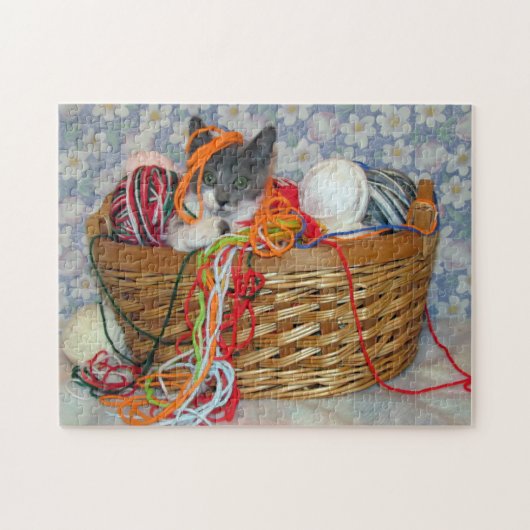 Bob's Yarn - Cat Puzzle Legpuzzel (Horizontaal)