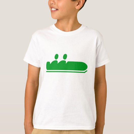 Bobsled - Grass Green T-shirt (Voorkant)