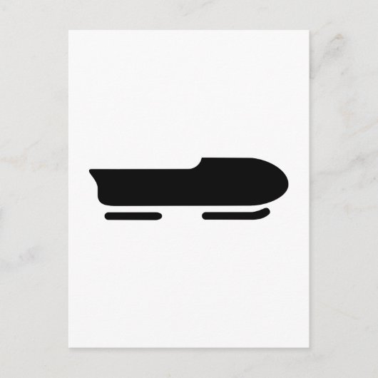 Bobsled logo briefkaart (Voorkant)
