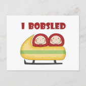 Bobsled T-shirts en cadeautjes Briefkaart (Voorkant)