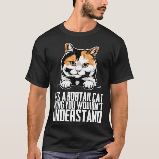 Bobtail cat  Bobtail mom  Bobtail dad  1 T-shirt (Voorkant)