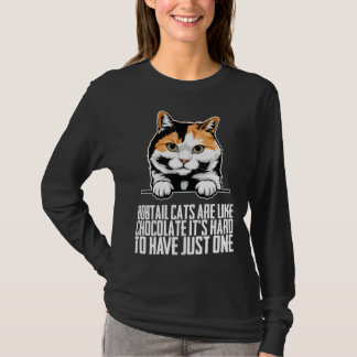 Bobtail cat Bobtail mom Bobtail dad T-shirt
