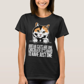 Bobtail cat Bobtail mom Bobtail dad T-shirt