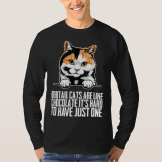 Bobtail cat Bobtail mom Bobtail dad T-shirt