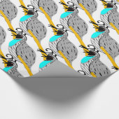 Bobwhite Blue-throated Quail Thunder_Cove Cadeaupapier (Hoek)