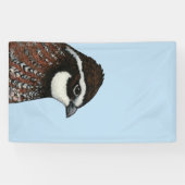 Bobwhite Kwartels Kop Spandoek (Horizontaal)