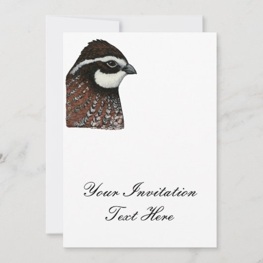 Bobwhite Kwartelskop Kaart (Voorkant)