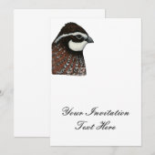 Bobwhite Kwartelskop Kaart (Voorkant / Achterkant)