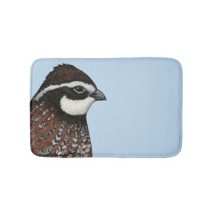 Bobwhite Quail Badmat