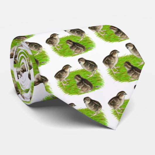 Bobwhite Quail Chicken Stropdas (Opgerold)