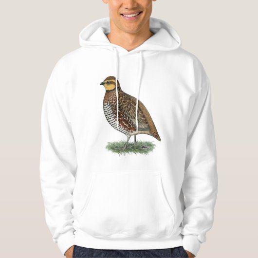 Bobwhite Quail Hen Hoodie (Voorkant)