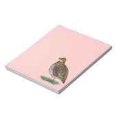 Bobwhite Quail Hen Notitieblok (Gedraaid)