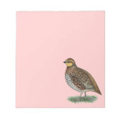 Bobwhite Quail Hen Notitieblok (Voorkant)