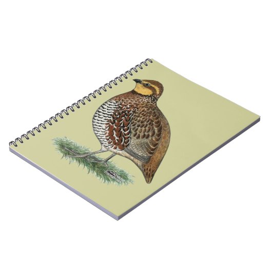 Bobwhite Quail Hen Notitieboek (Linkerzijde)