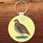 Bobwhite Quail Hen Sleutelhanger (Voorkant)
