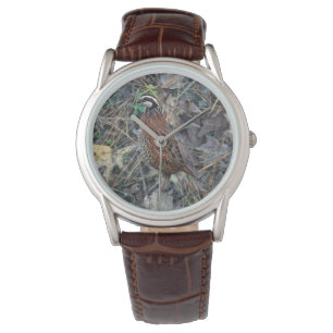 Bobwhite Quail Hunting Gifts, Quail Hunter Watch Horloge