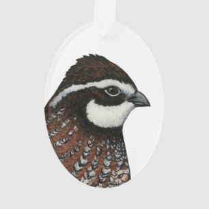 Bobwhite Quail Ornament