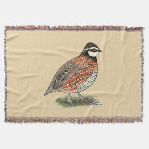 Bobwhite Quail Rooster Deken