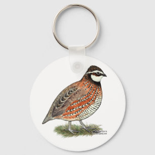 Bobwhite Quail Rooster Sleutelhanger