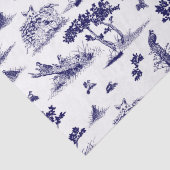 Bobwhite Toile de Jouy Tissue Paper Blue Tissuepapier (Detail)