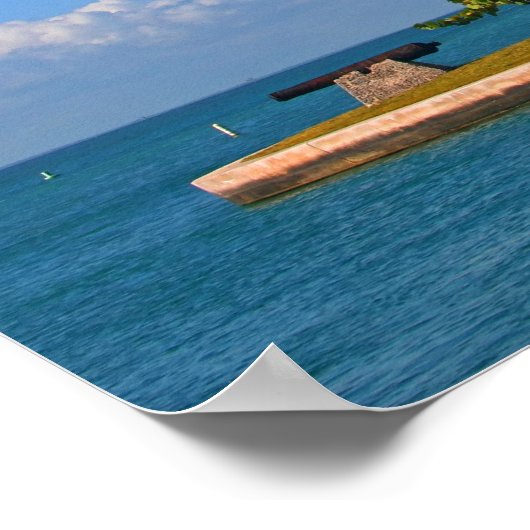 Boca Chita Lighthouse Poster (Coin)