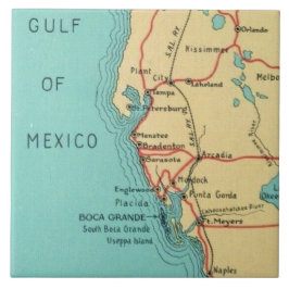 Boca Grande Useppa Ceramische Tegel Tegeltje