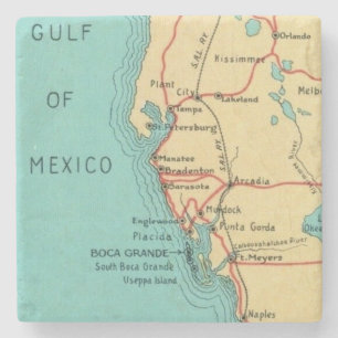 Boca Grande - Useppa Island Florida Stenen Onderzetter