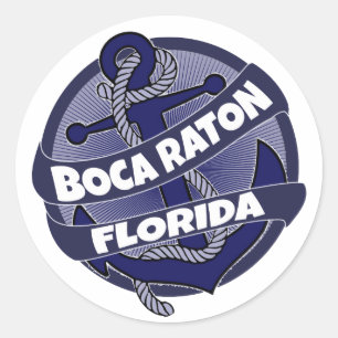 Boca Raton Florida autocollants de rotation d'ancr