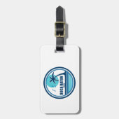 Boca Raton Florida Palm Tree Vogels Bagagelabel (Voorkant verticaal)