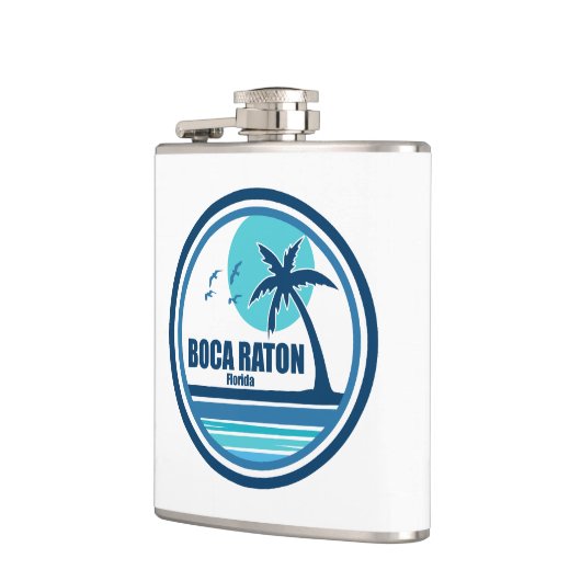 Boca Raton Florida Palm Tree Vogels Heupfles (Links)