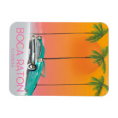 Boca Raton Florida reisposter. Magneet (Horizontaal)
