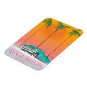 Boca Raton Florida reisposter. Magneet (Linkerzijde)